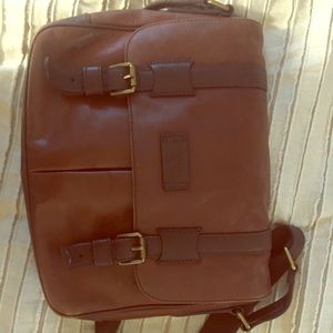 Fossil Leather messenger bag